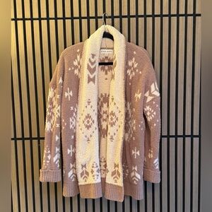 Knox Rose Tan & Cream Cardigan